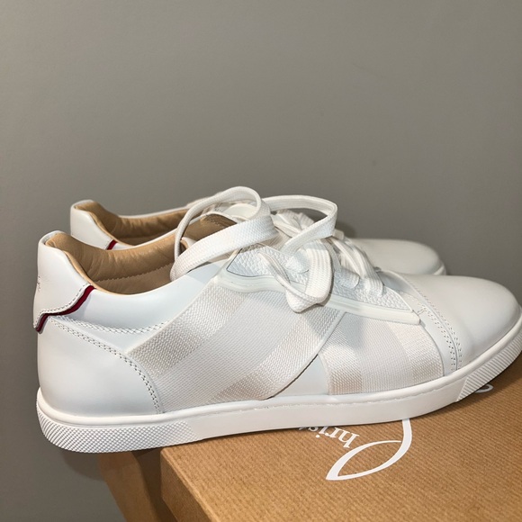 Christian Louboutin White Sneakers Sleek Minimalist Design - Picture 9 of 11